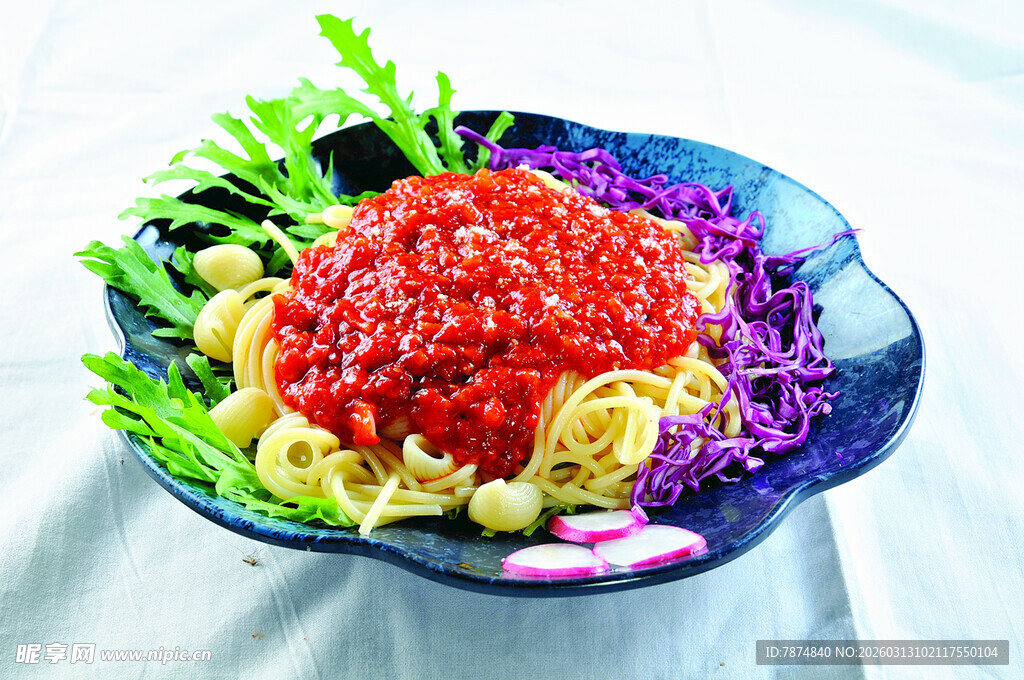 美味意面料理 色彩丰富