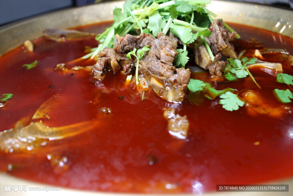 香辣牛肉火锅