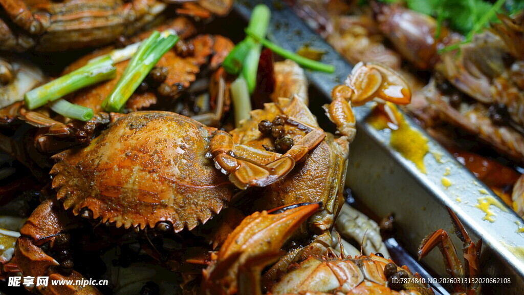 美味大闸蟹 诱人海鲜盛宴