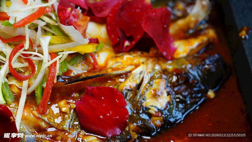 美味海鲜拼盘 色彩诱人