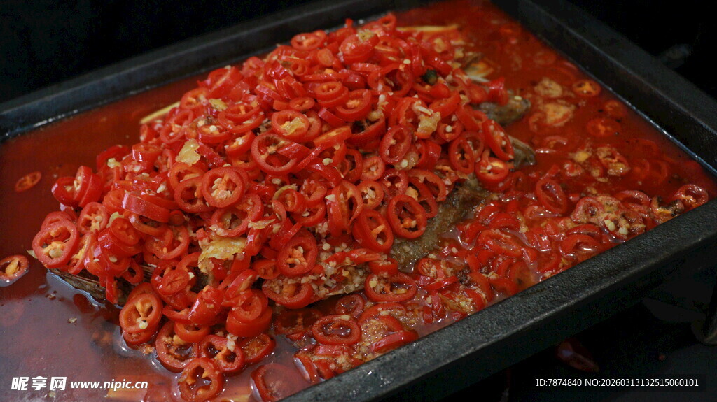 新鲜剁椒酱满满诱人色泽