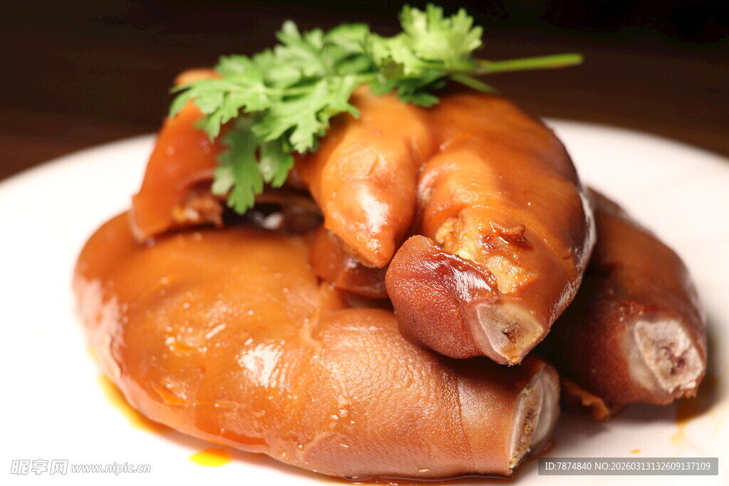 卤香猪蹄 美味诱人