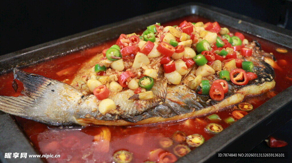 香辣烤鱼 美味视觉盛宴