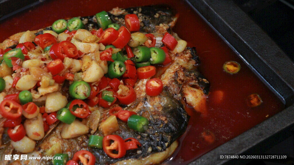 香辣烤鱼 色香味俱全