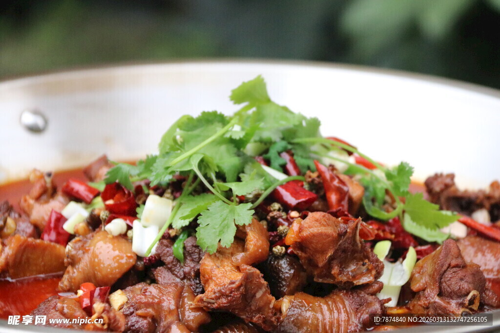 香辣美味的特色红烧鸡块