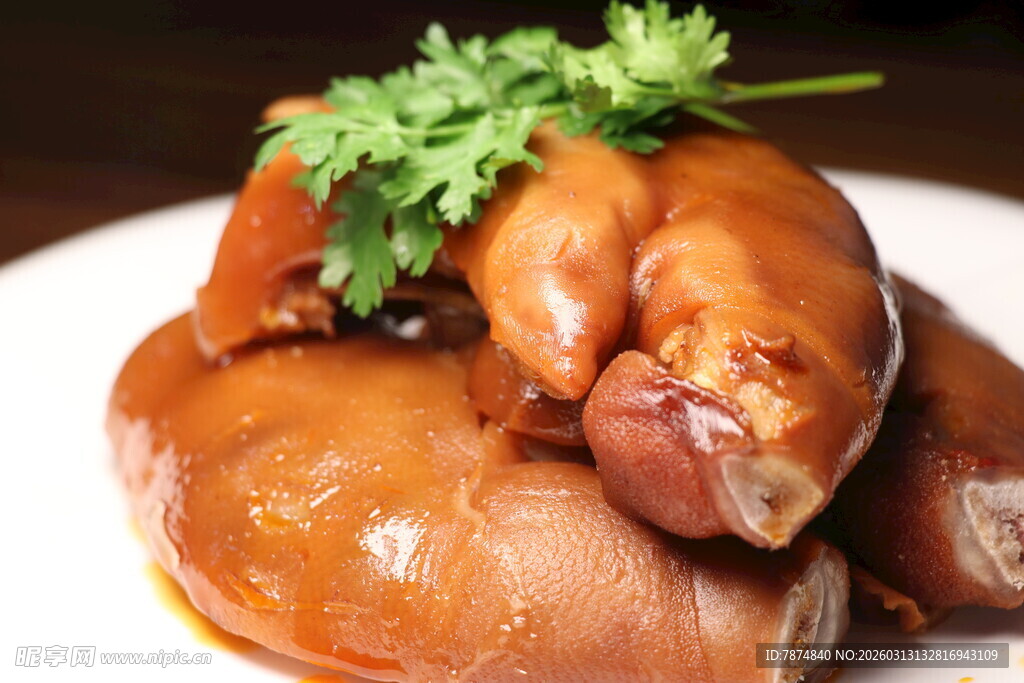 卤香猪蹄 美味诱人