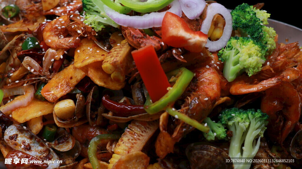 美味炒菜拼盘