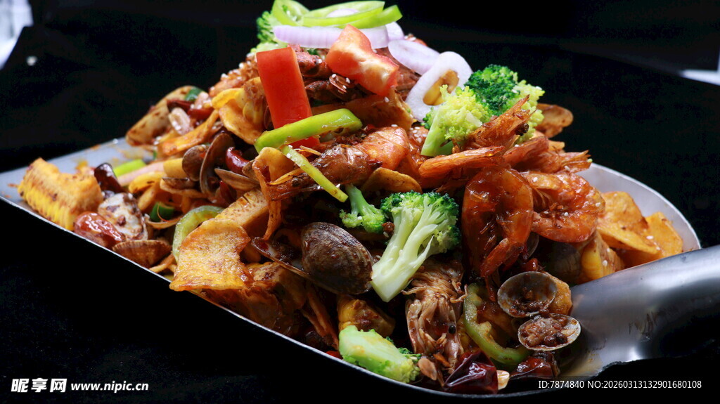 美味麻辣香锅 食材丰富