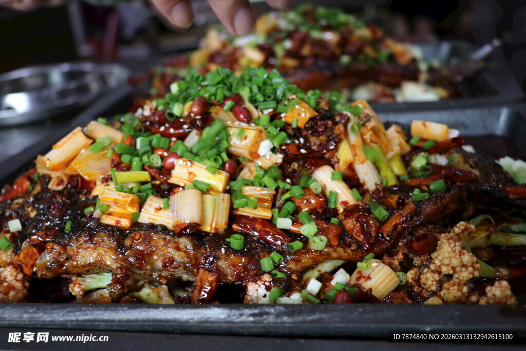 美味诱人的特色烤排骨