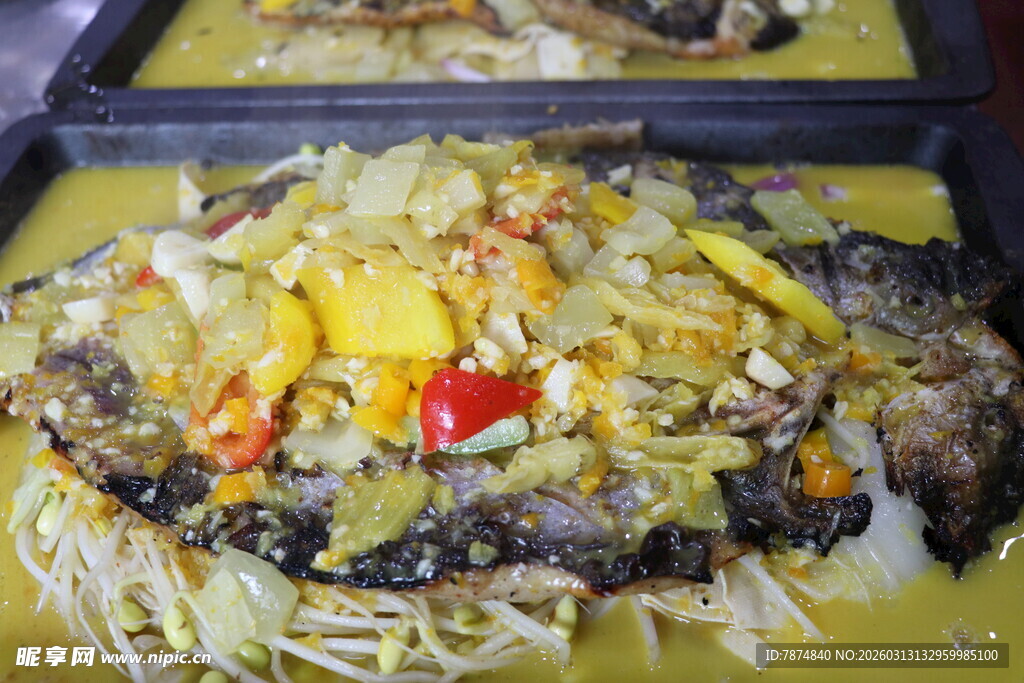 美味特色烤鱼拼盘