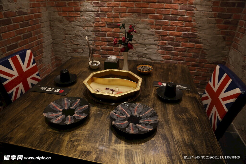 英式风格室内休闲角落