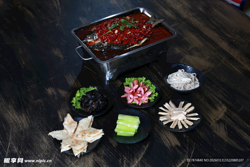 精致火锅食材拼盘
