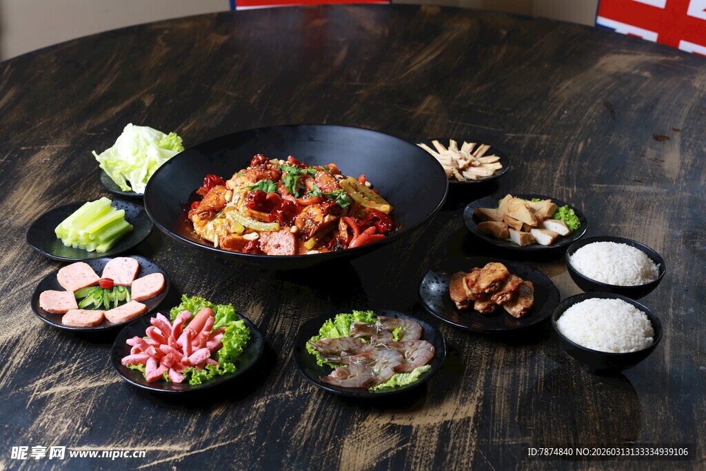 多样美味日式料理拼盘