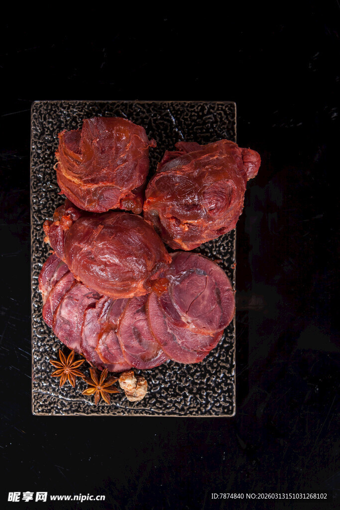 美味多汁的熟牛肉