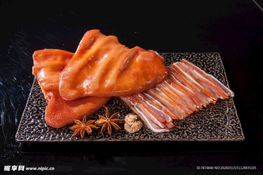 美味肉制品拼盘