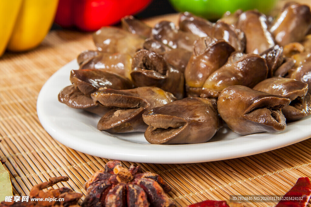 卤味鸡心 舌尖上的美味