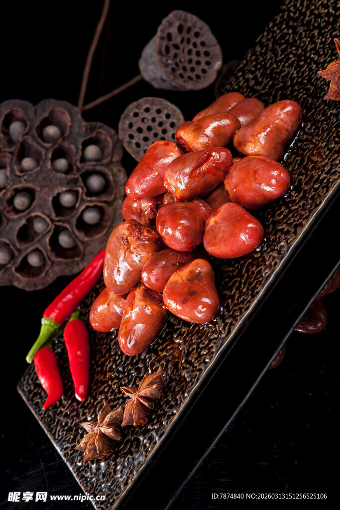 美味卤味食材展示