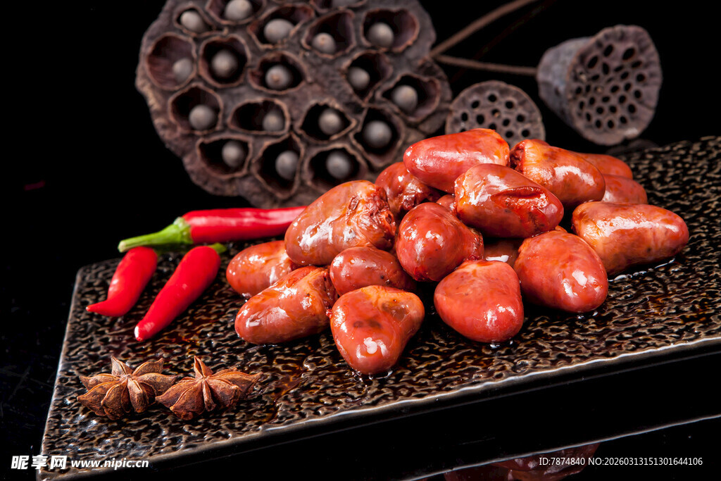 美味卤鸡心 香料相伴