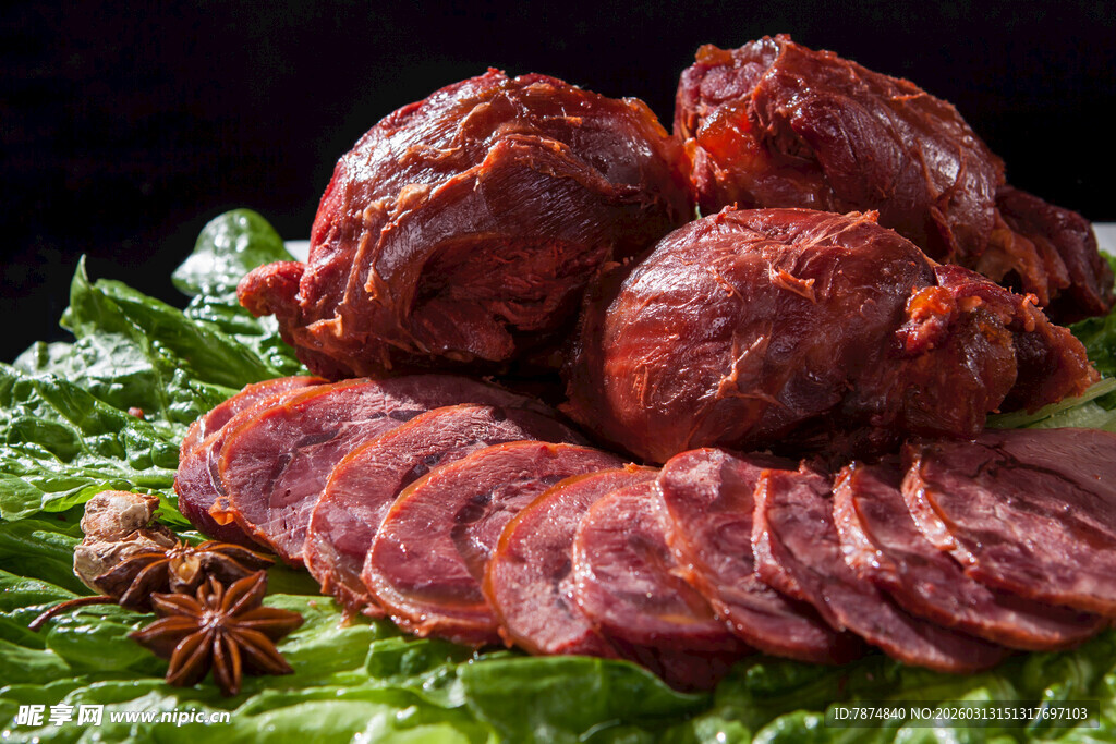 美味卤味肉类拼盘