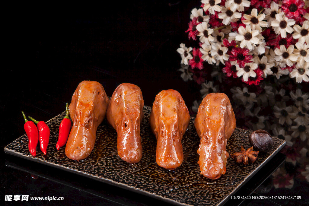 美味卤猪蹄 诱人色泽