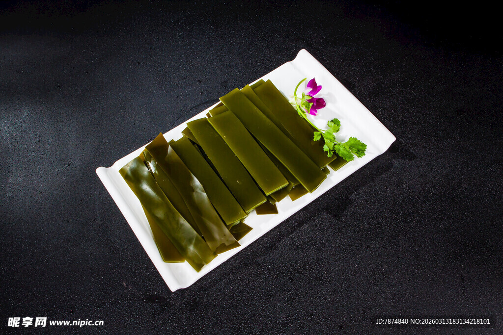 一盘美味海带卷