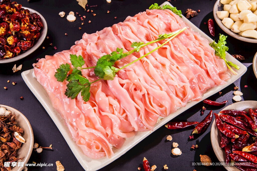 鲜嫩羊肉片 火锅好食材
