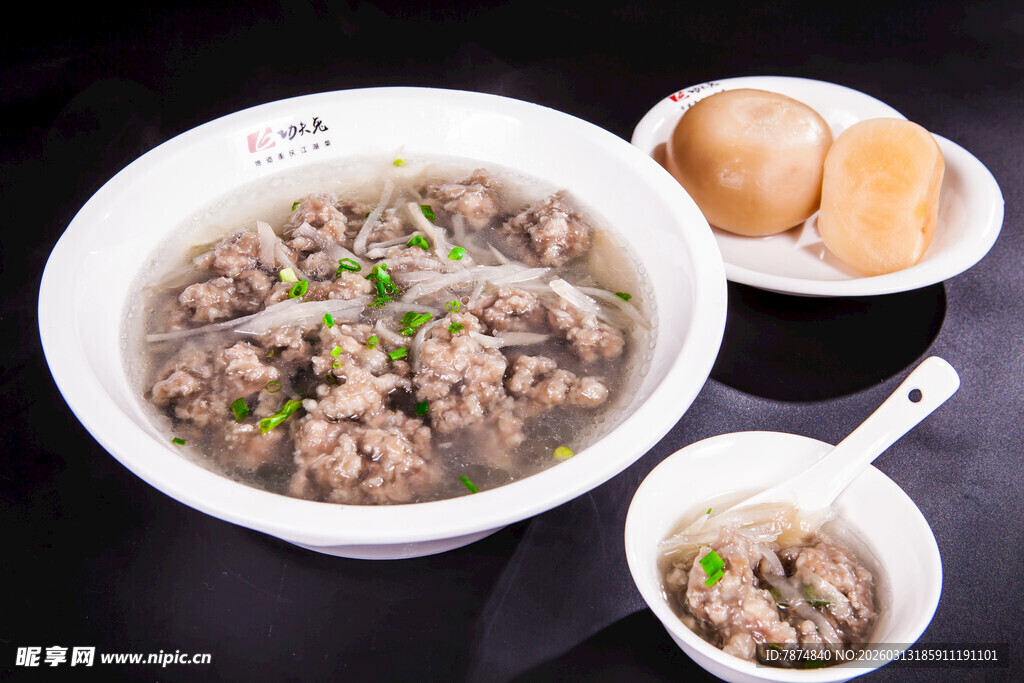 美味肉丸汤 搭配小食