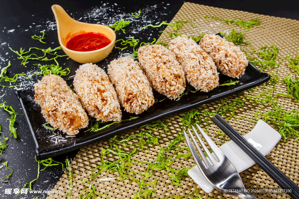 美味芝士卷 摆盘精致诱人