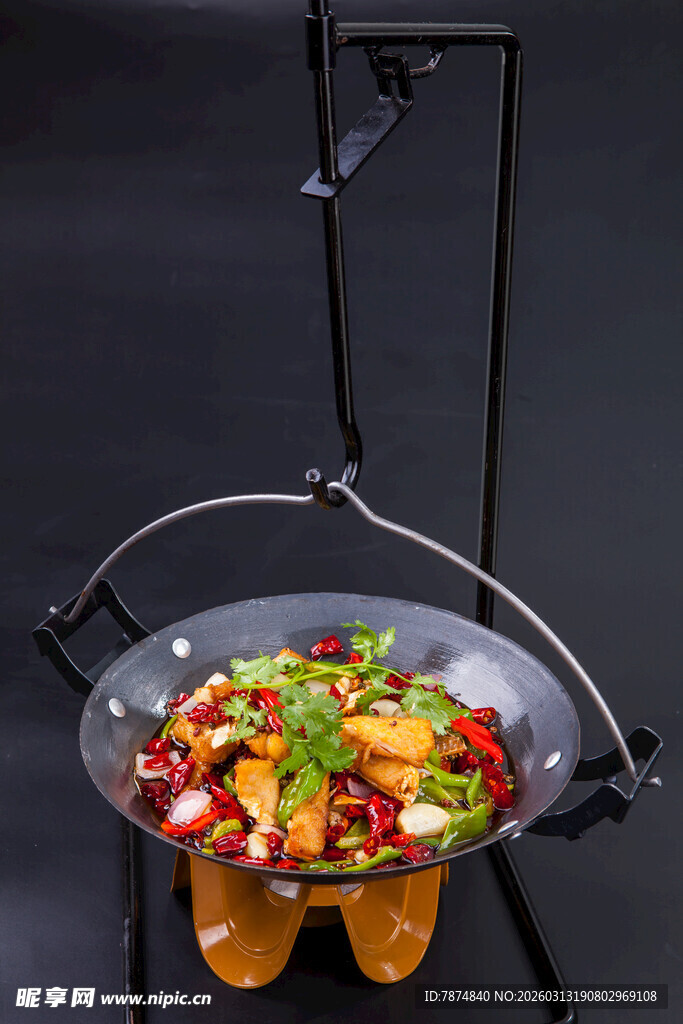 创意干锅美食展示