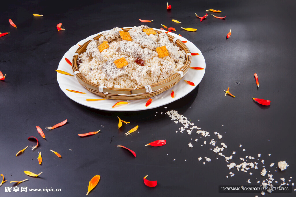 美味糕点洒料装饰图