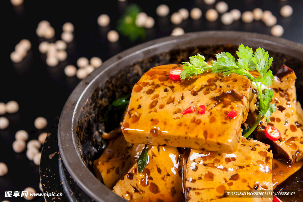 香辣美味卤豆腐