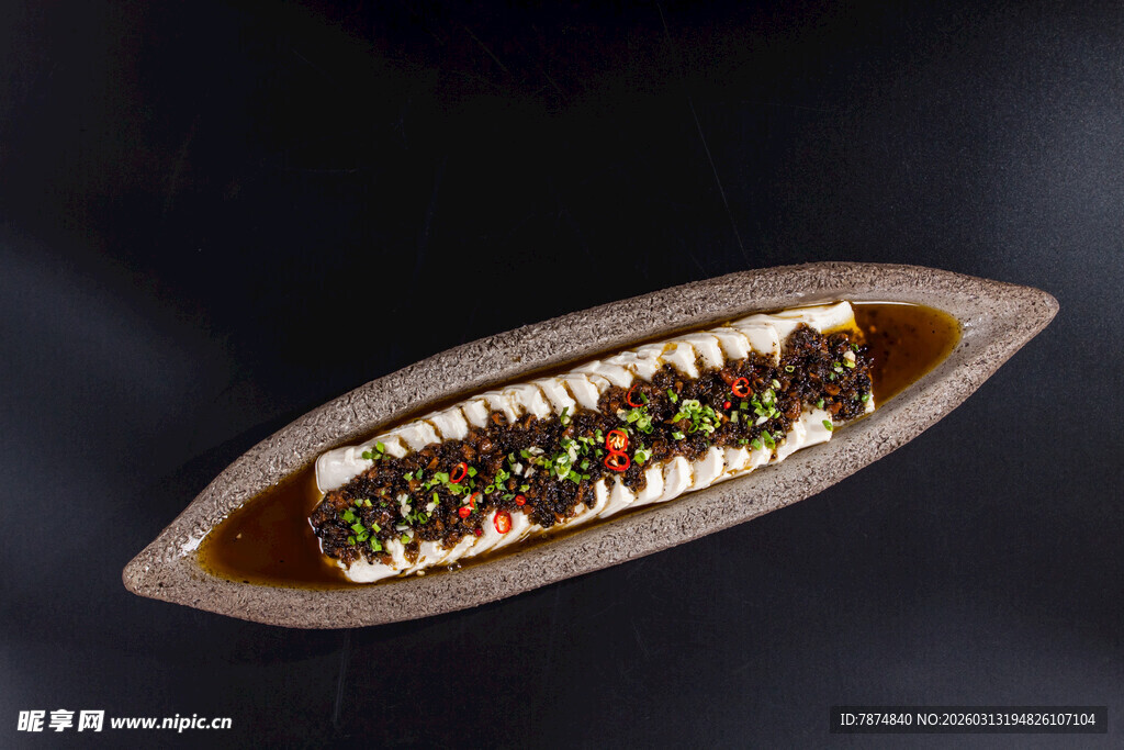 创意摆盘的特色美食