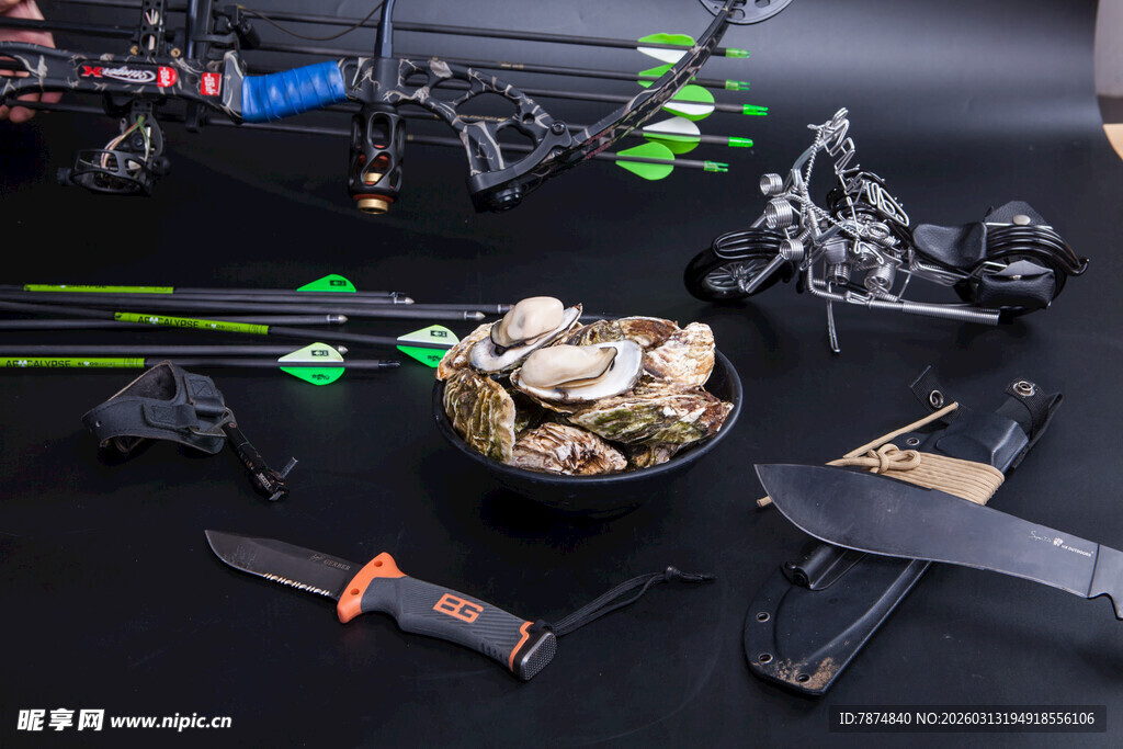 户外探险装备展示