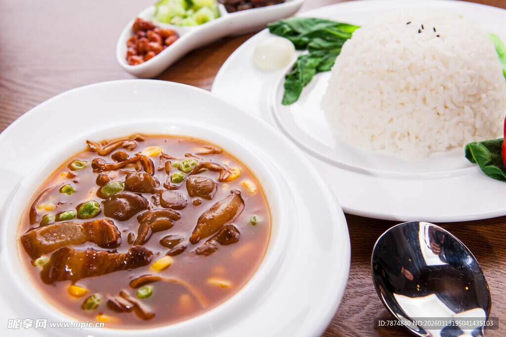 美味中式菜肴 米饭相伴