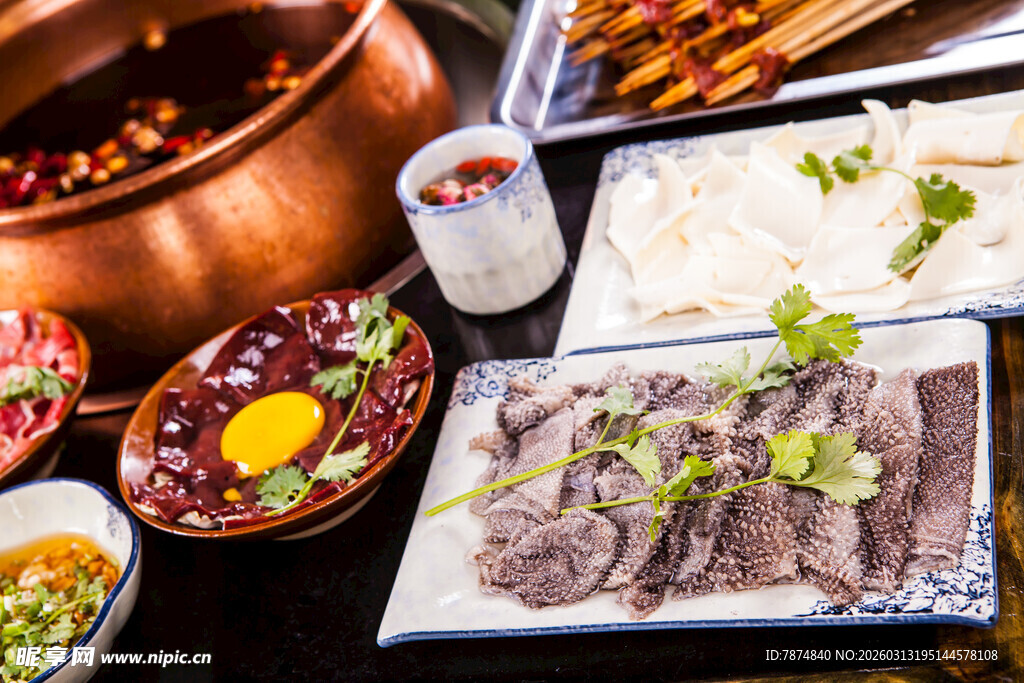 丰盛中式火锅食材大赏