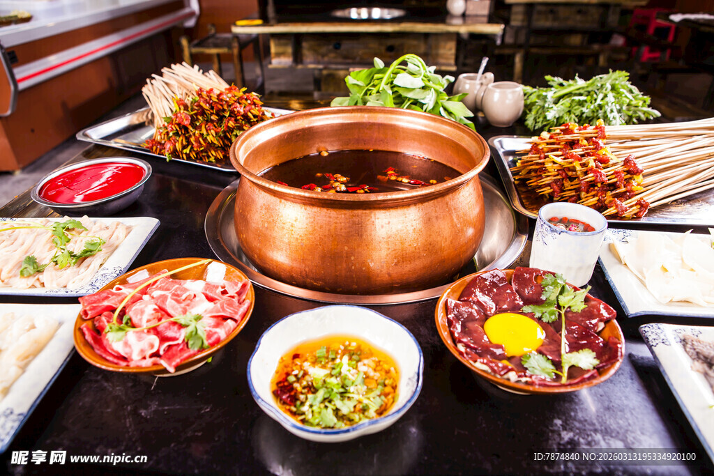 铜锅涮肉美食盛宴