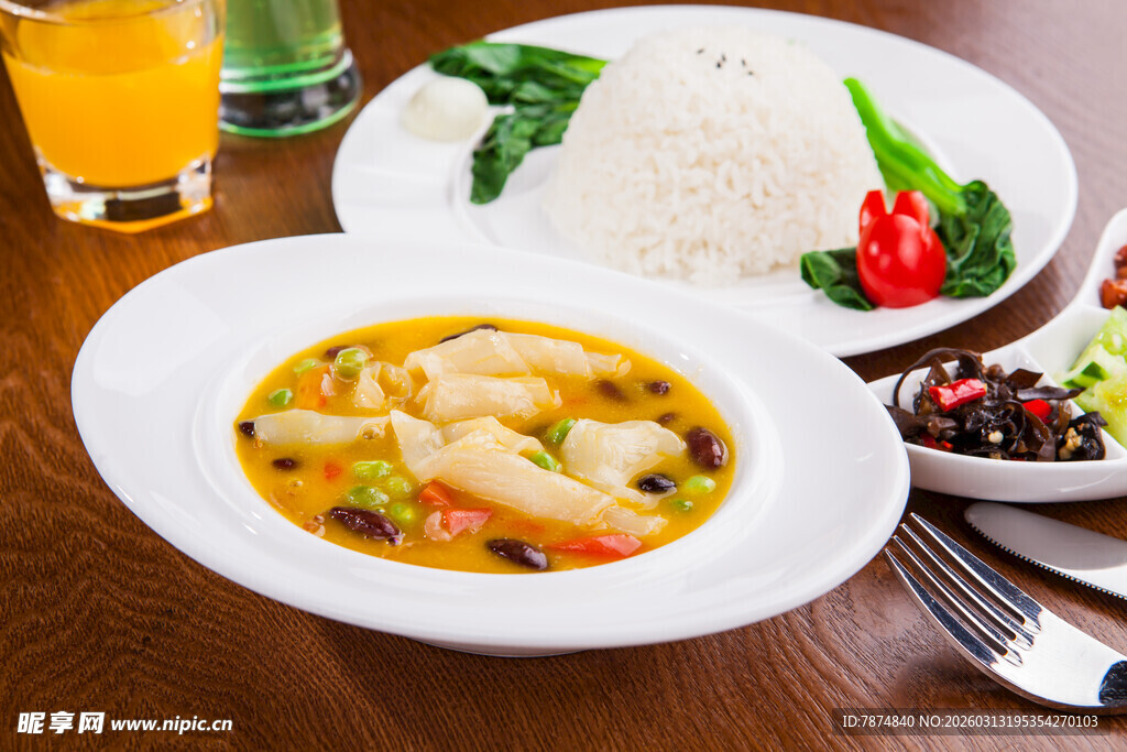 美味海鲜咖喱套餐