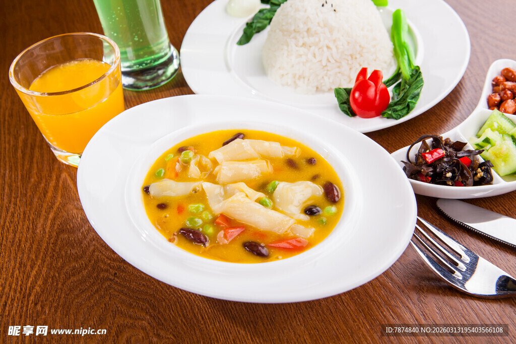 美味海鲜咖喱饭套餐