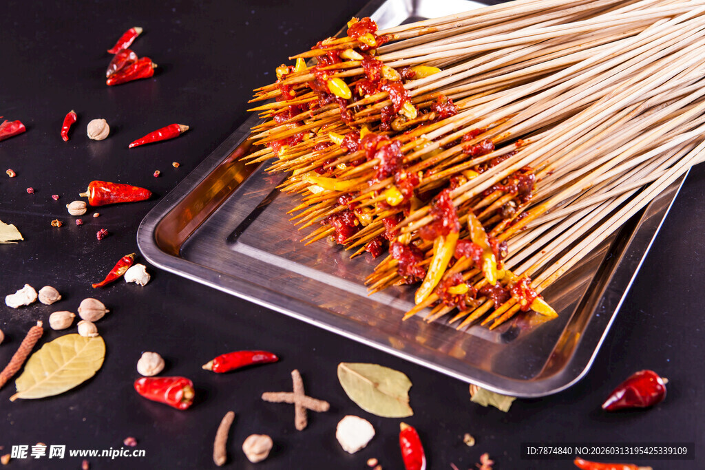 美味串串香 诱人食材满满