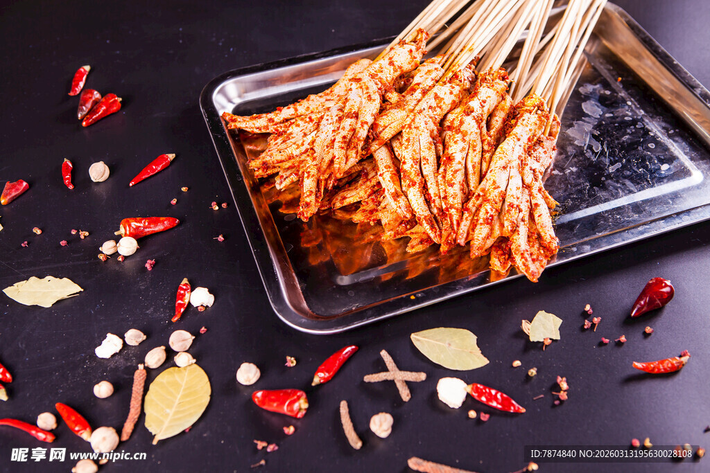 美味烤串 诱人小吃