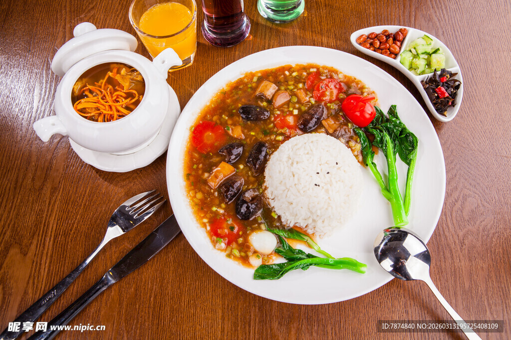 美味番茄牛肉盖饭套餐