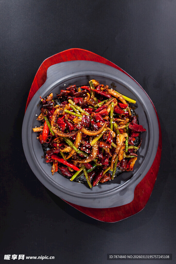 香辣多彩干锅食材