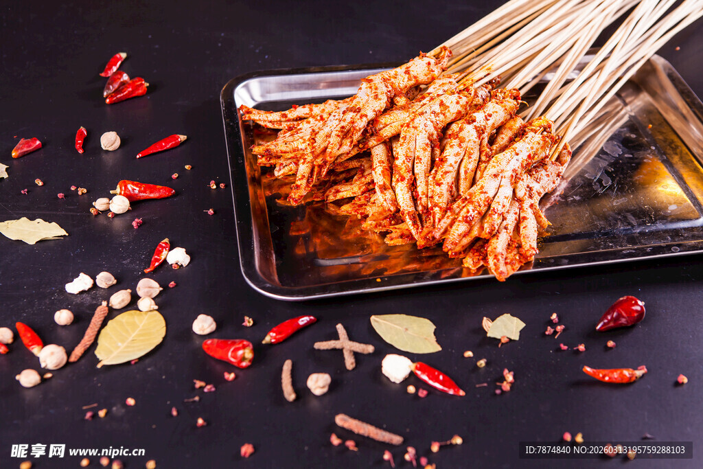 美味烤肉串 香气四溢