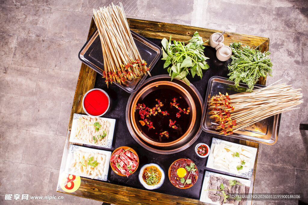 丰盛串串火锅食材大赏