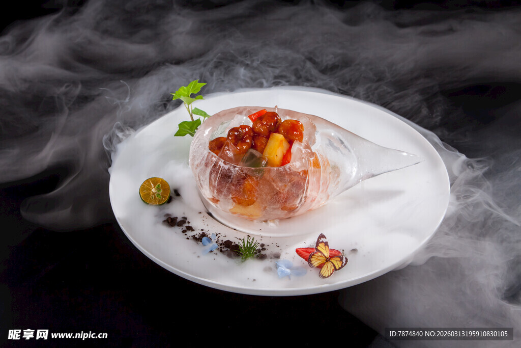 创意液氮分子料理美食