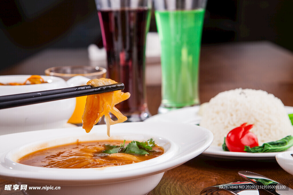 美味中式餐食诱人瞬间
