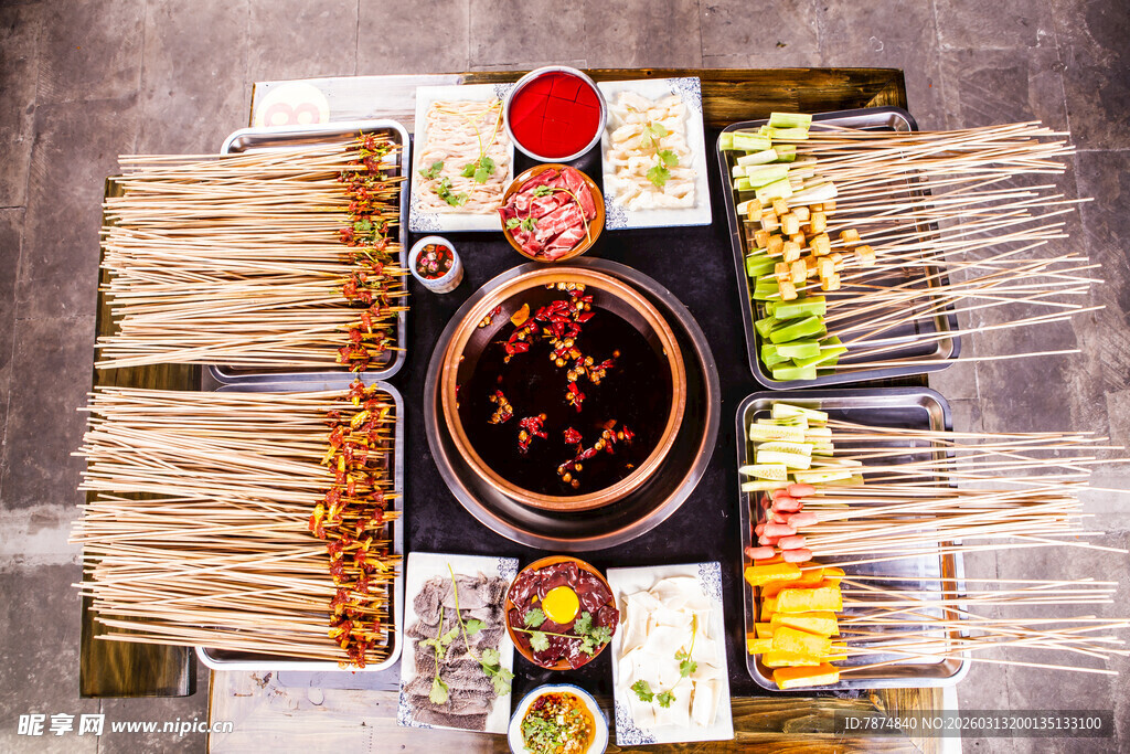 丰盛火锅烧烤食材大集合