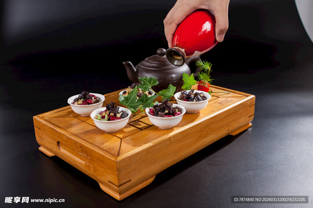 中式茶具 优雅泡茶瞬间