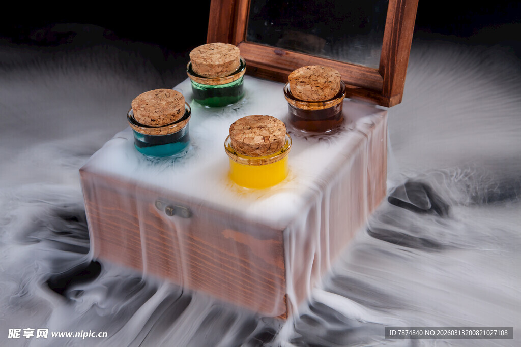 梦幻云雾中的精致甜品