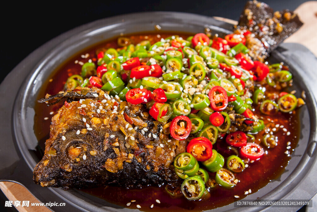 香辣烤鱼色香味俱全